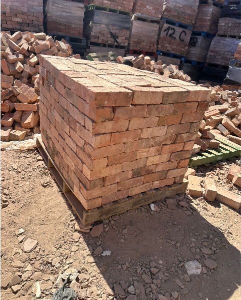 Traditional reclaimed wirecut bricks